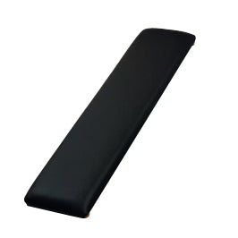 Banc Incliné en Frêne, simili cuir noir